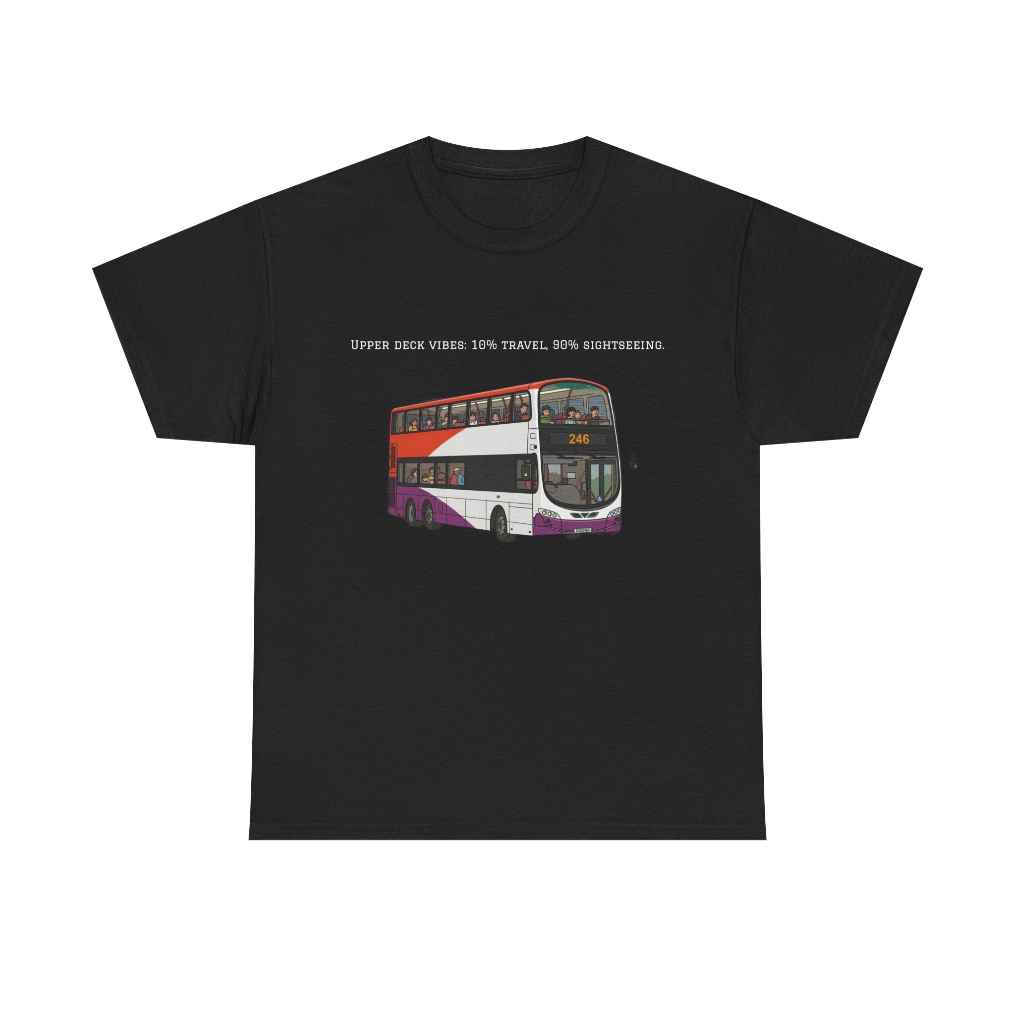 Singapore Double-Decker Bus Graphic Tee