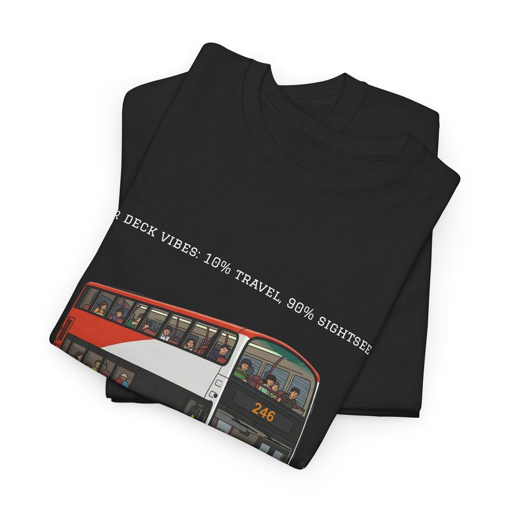 Singapore Double-Decker Bus Graphic Tee
