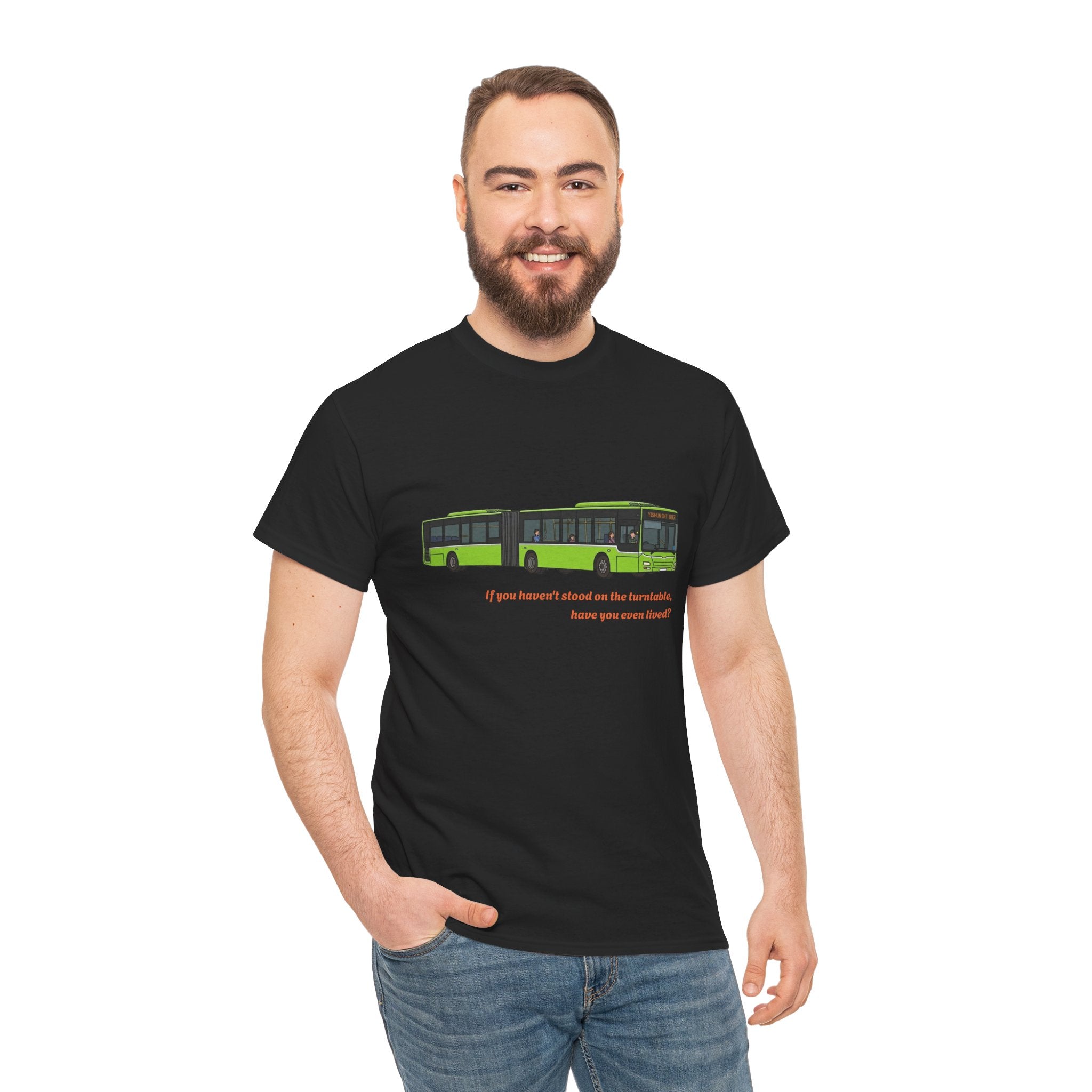 Singapore Green Bendy Bus Graphic Tee