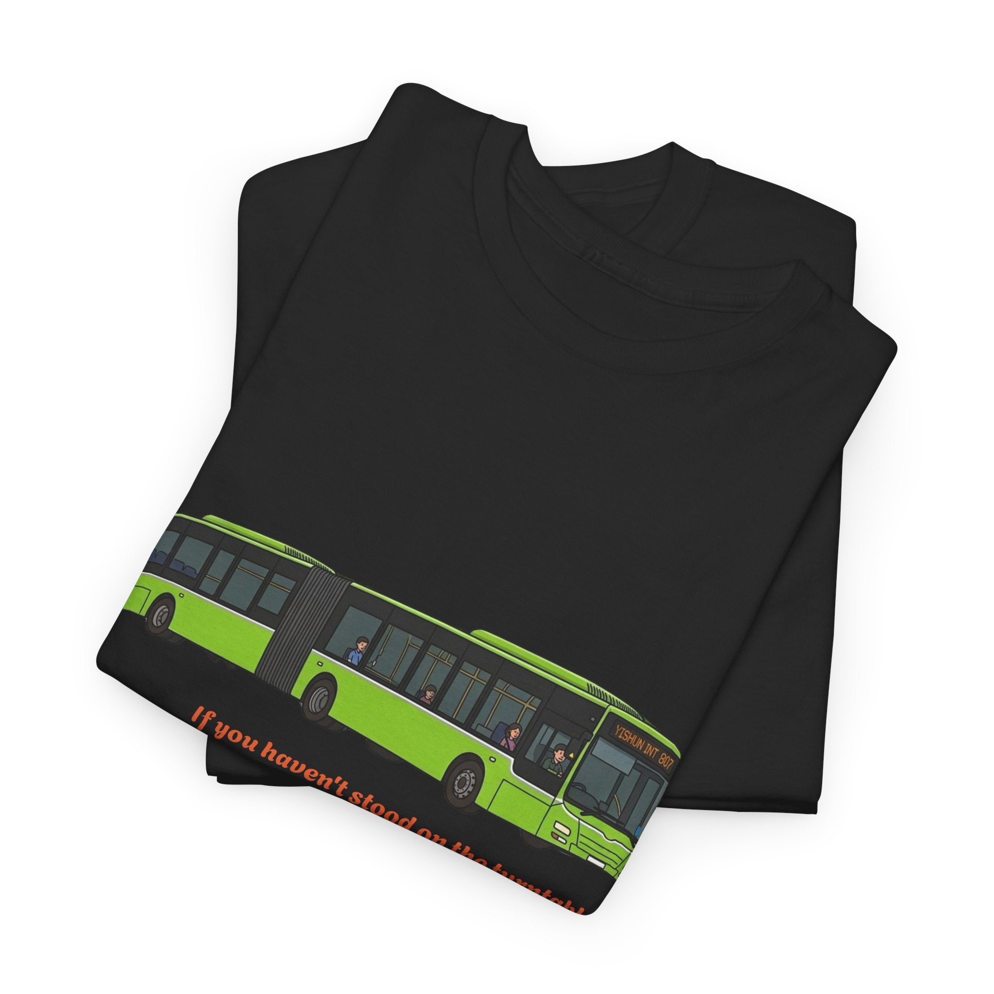 Singapore Green Bendy Bus Graphic Tee